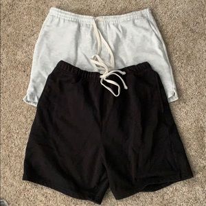 Black and Light Grey men’s shorts
